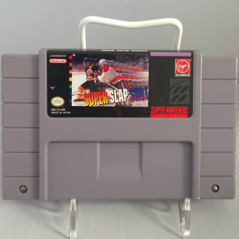 Super Slap Shot - Super Nintendo (SNES)‎ - Cartridge Only - Authentic & Tested